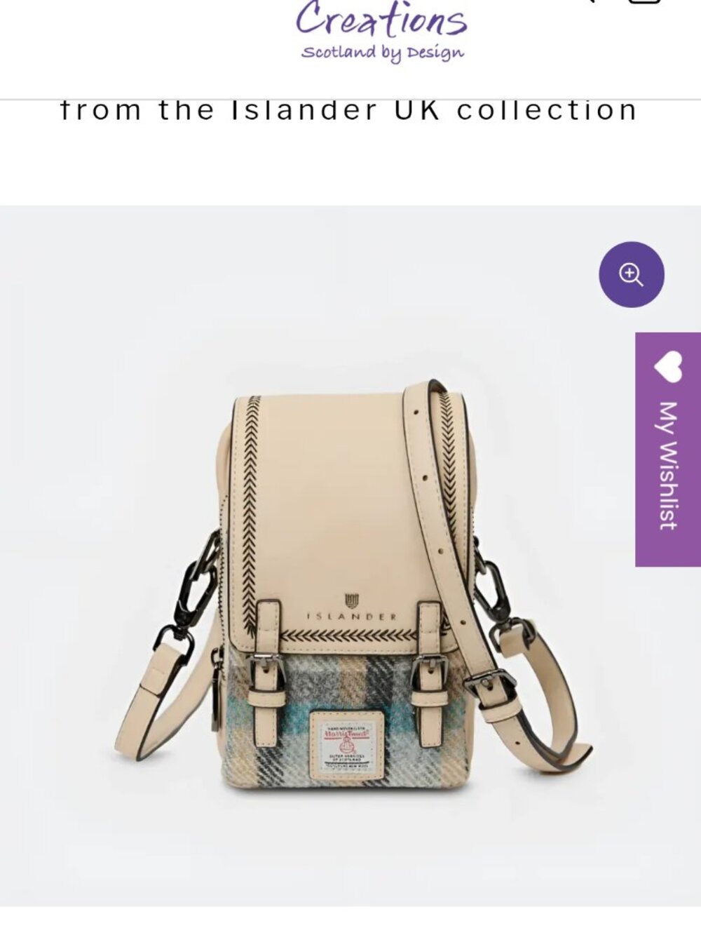 6569 The Baby Jura Crossbody - Islander Tartan